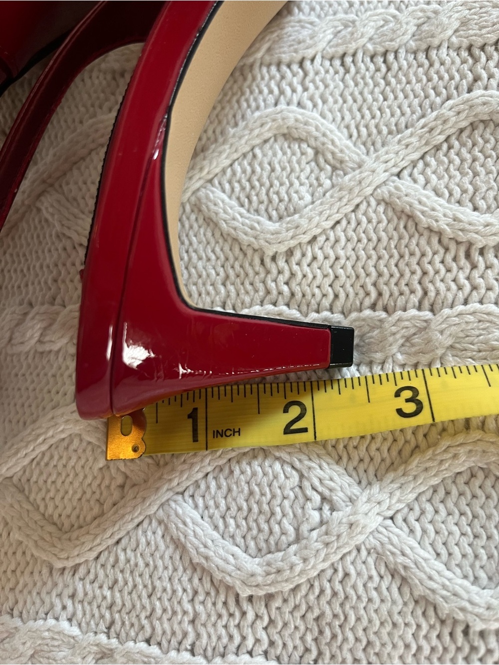 Steve Madden Alynna Red Patent Slingback Pointed Heels Various Sizes - Picture 14 of 14